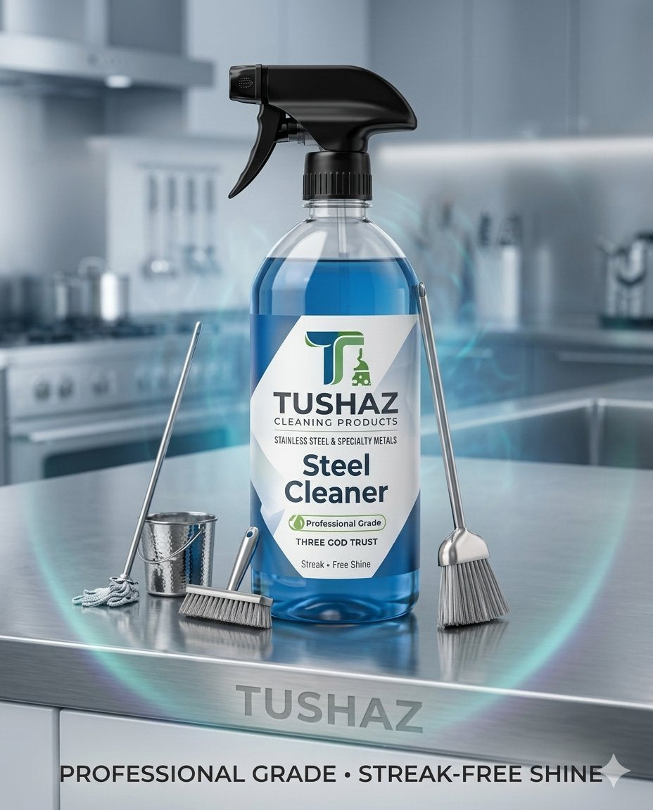 Tushaz Steel Cleaner – Professional Grade, Streak-Free Shine